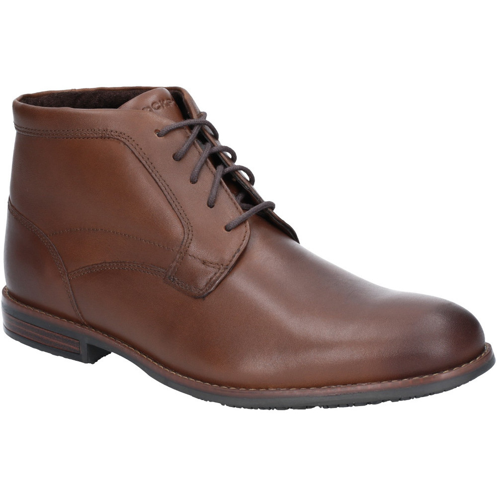 Rockport Mens Dustyn Formal Waterproof Leather Chukka Boots | eBay