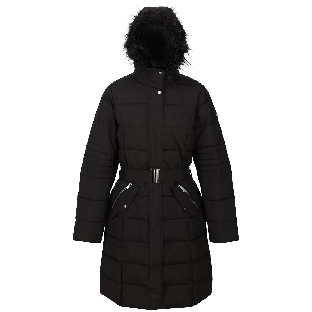 Regatta Womens Decima Padded Longline Parka Jacket Coat eBay