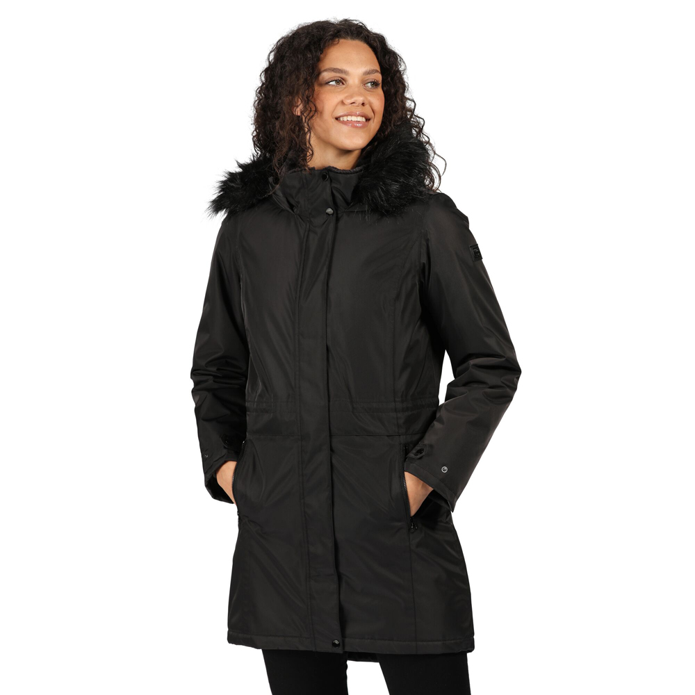 Regatta Womens Lexis Jacket Parka Waterproof Insulated Fur Trimmed Coat ...