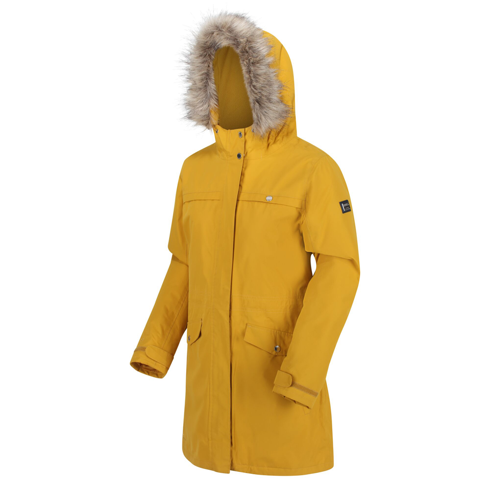 Regatta Serleena II Waterproof Taped Seams Insulated Lined Hooded Jacket with Security Pocket Giacca Donna