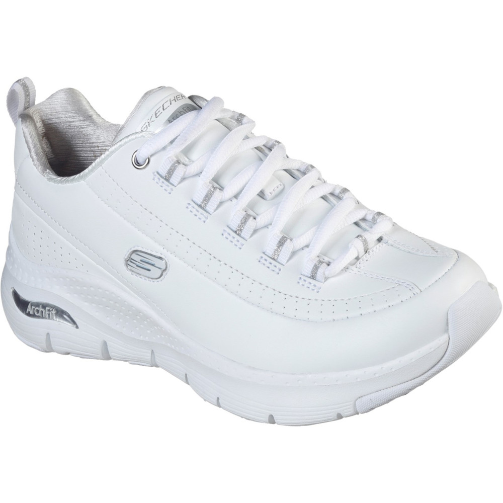 Skechers Womens Arch Fit Citi Drive Leather Sneakers | eBay