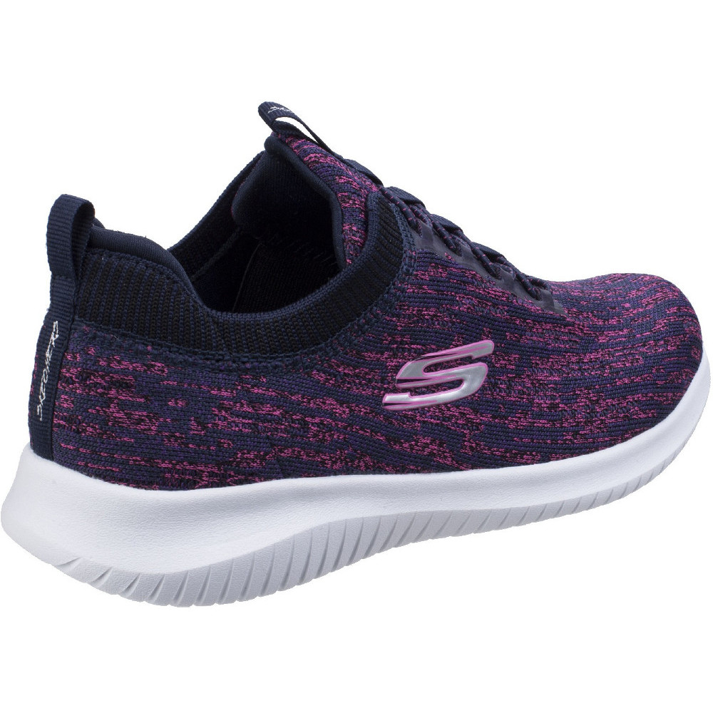 Skechers Womens/Ladies Ultra Flex Bright Horizon Lace Up Trainer Shoes ...