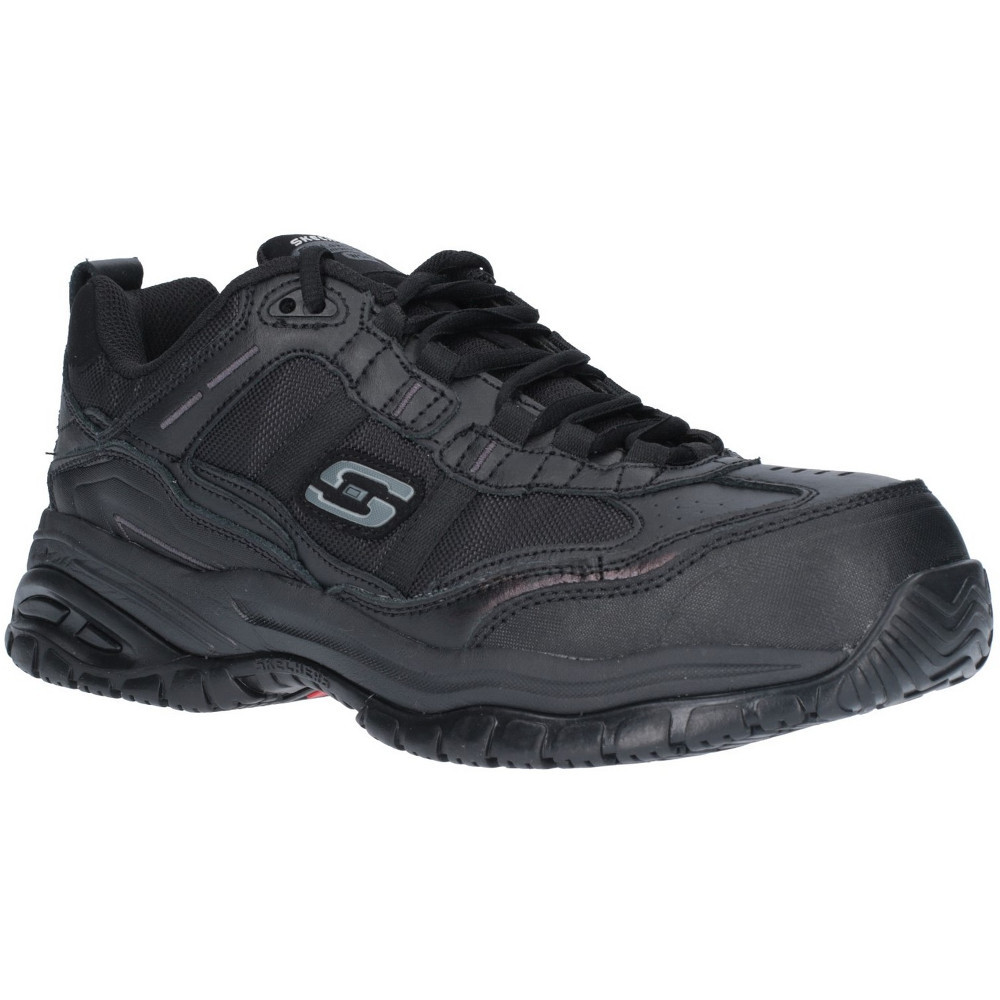 Skechers Mens Soft Stride Relaxed Fit Laced Safety Shoes | eBay