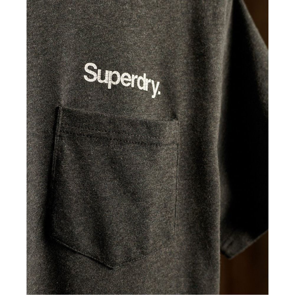 Details about   Superdry Mens Classic Logo Slim Fit Crew Neck Canvas T Shirt 