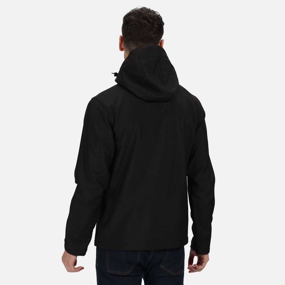 Regatta Mens Venturer 3 Layer Softshell Jacket Windproof Hooded Coat | eBay