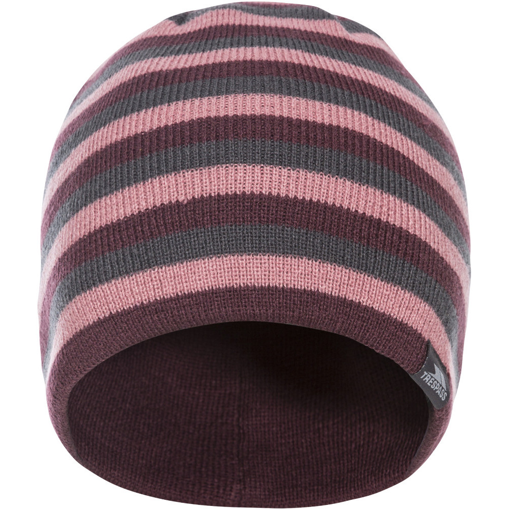 Trespass Womens/Ladies Kezia Knitted Acrylic Reversible Beanie Hat 
