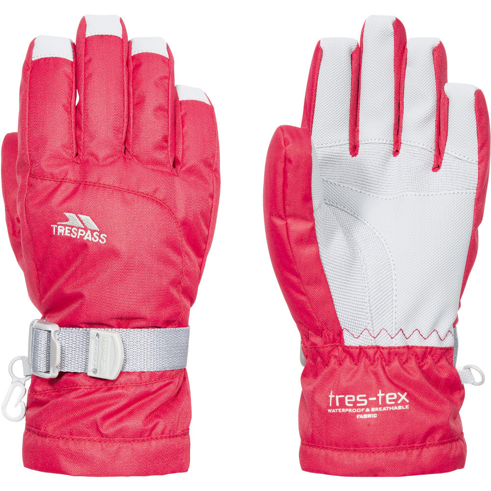 Trespass Scamp Boys Girls Waterproof Gloves Baby Lightly Padded Winter Mittens 