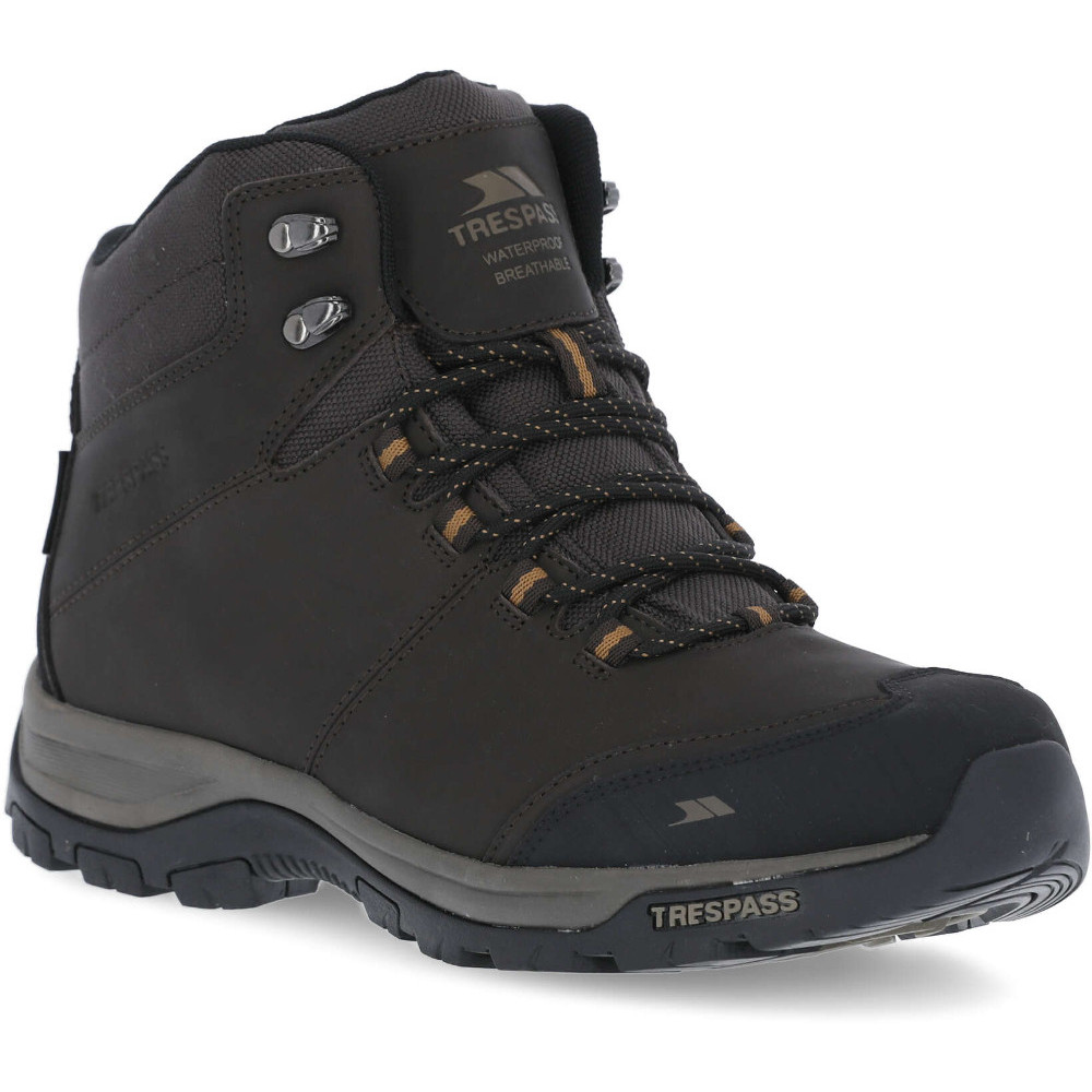 Trespass Mens Hiram Mid Cut Breathable Durable Walking Boots | eBay
