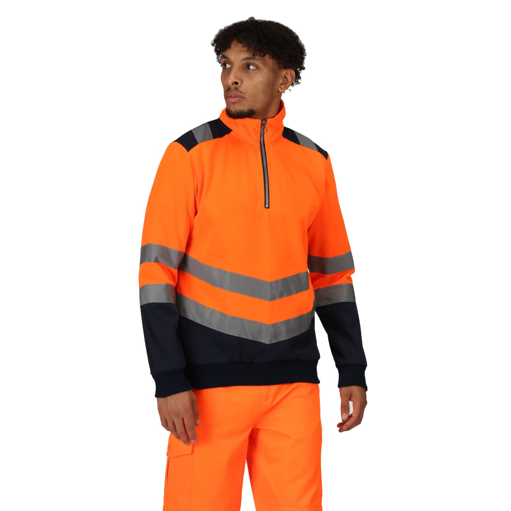 Hi vis quarter zip cheap