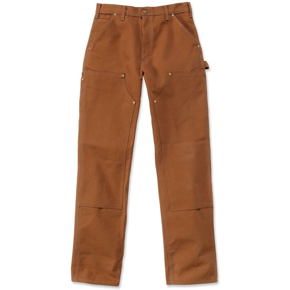 Women's Carhartt Brown Work Wear Thick Double Knee Cargo Pants