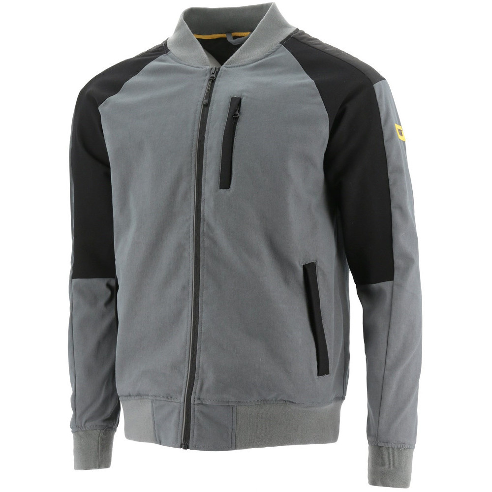 CAT Workwear Mens Trades Quilted Reflective Bomber Jacket Brookes
