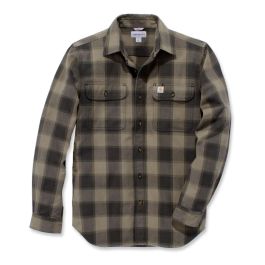 Carhartt shirt flanell hotsell hubbard longsleeve slim fit
