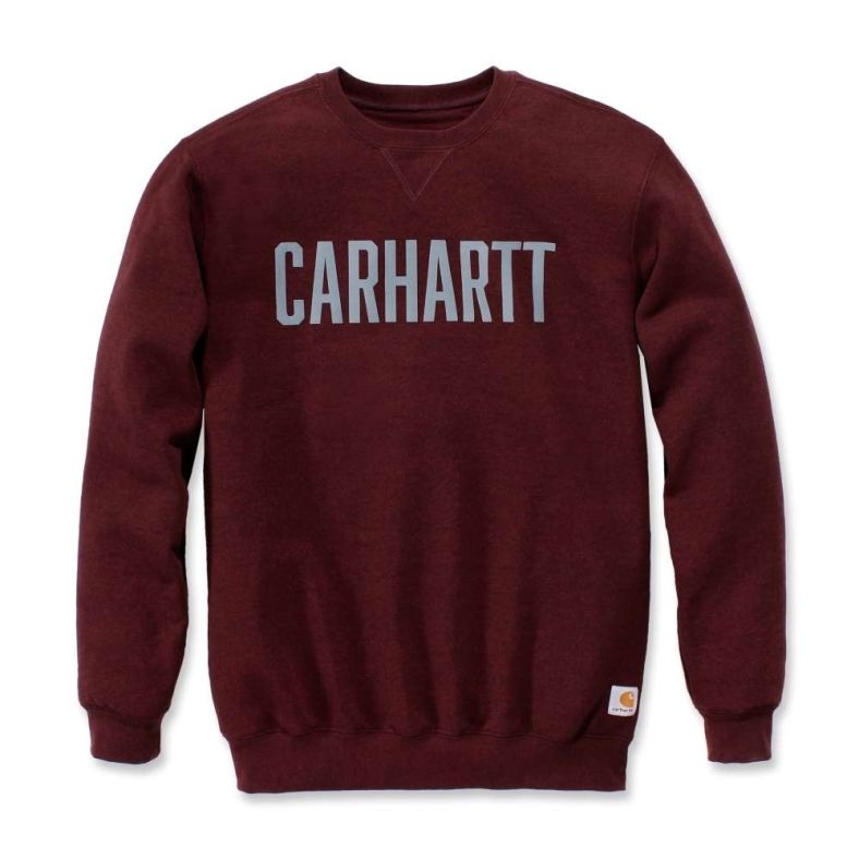 Carhartt Mens Graphic Crewneck Cotton Sweater Jumper Brookes