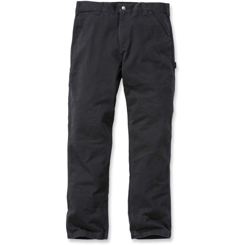 Washed twill relaxed fit shop work pant