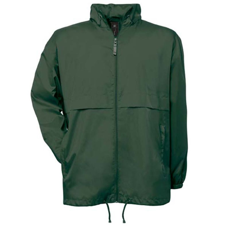 B&C Mens Air Windbreaker waterproof foldaway lined jacket | Brookes