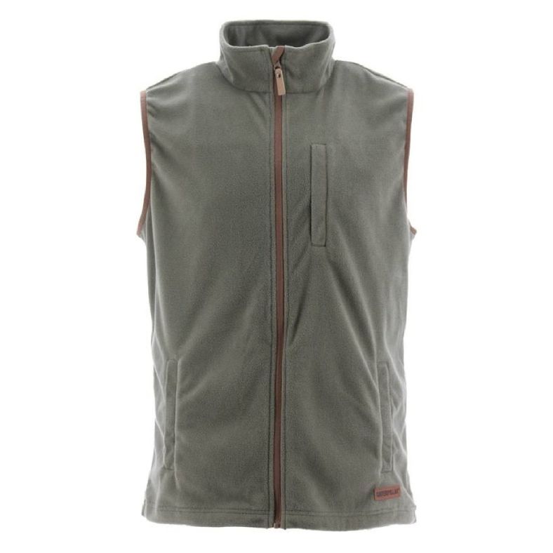 Caterpillar Mens Concord Fleece Vest Bodywarmer Gilet Brookes