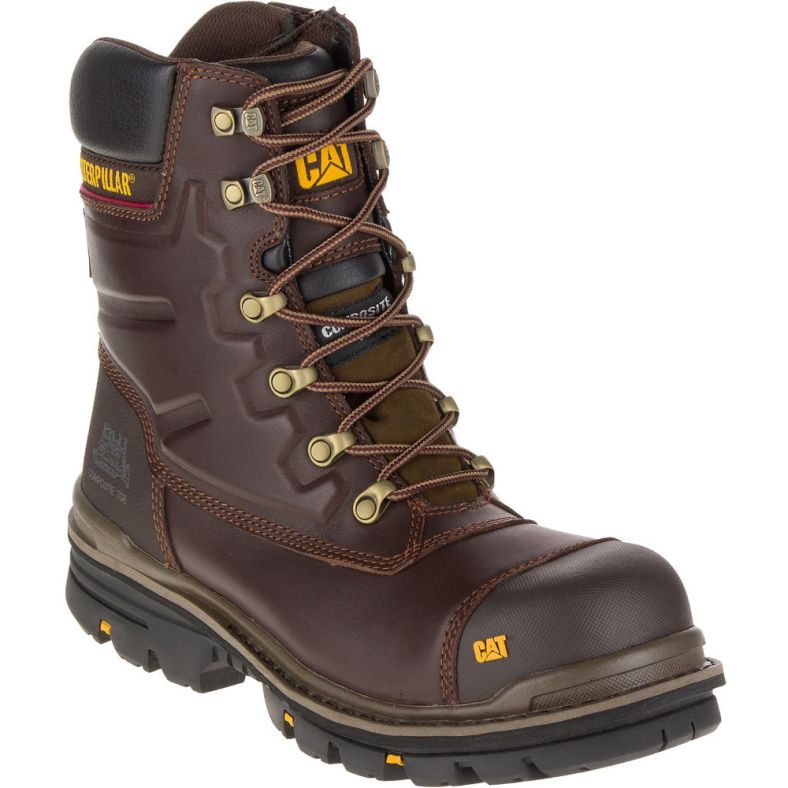 CAT Workwear Mens Premier Lace Up Safety Work Boots Brookes