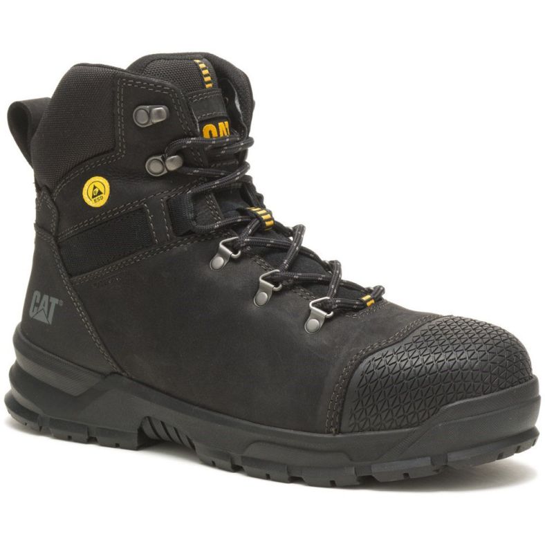 CAT Workwear Mens Accomplice Hiker Leather Safety Boots Brookes