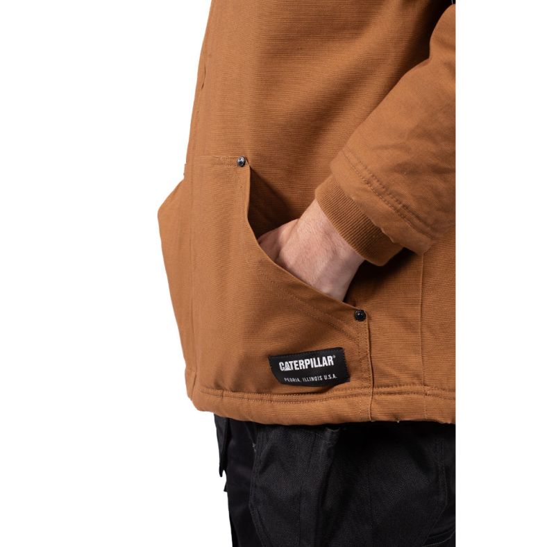 CAT Workwear Mens Hooded Sherpa Lined Jacket Brookes