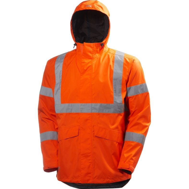 Helly Hansen Mens Alta Shelter Waterproof High Vis Workwear Jacket Brookes