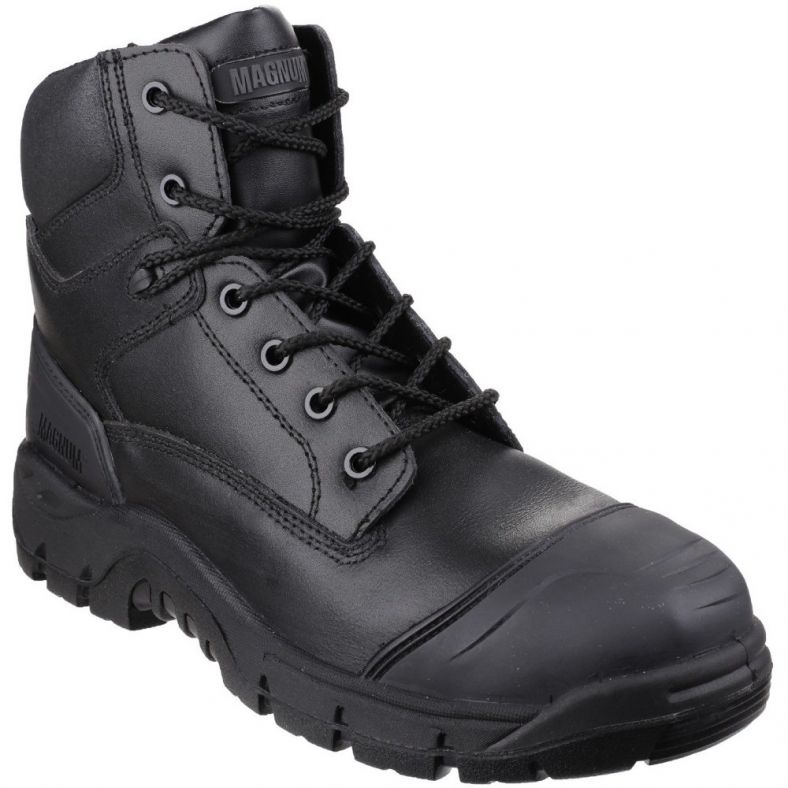 Magnum Mens Roadmaster Durable Leather Lace Up Safety Boots | Brookes