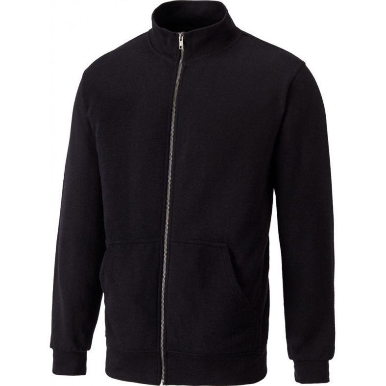 Dickies Mens Edgewood Polycotton Funnel Neck Full Zip Sweatshirt