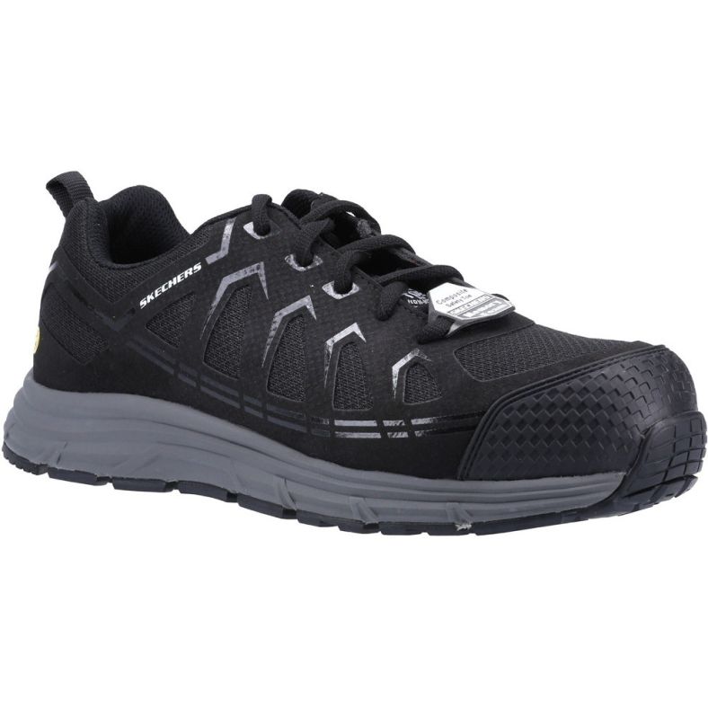 Skechers Mens Malad Composite Toe Lace Up Safety Trainers | Brookes