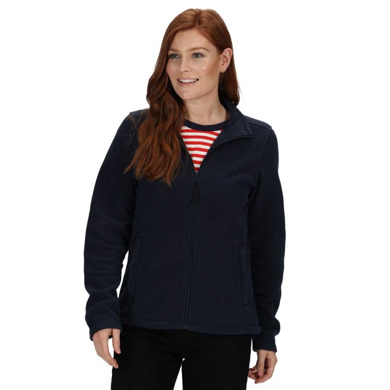 Regatta Professional Womens Ladies Micro Light Full Zip Fleece Top Brookes