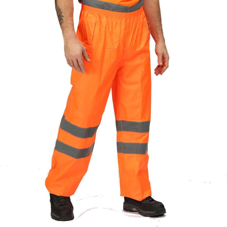 Black hi vis waterproof trousers online