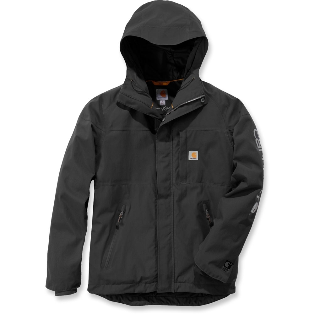 Carhartt Mens Angler Waterproof Hooded Quick Drying Jacket Brookes