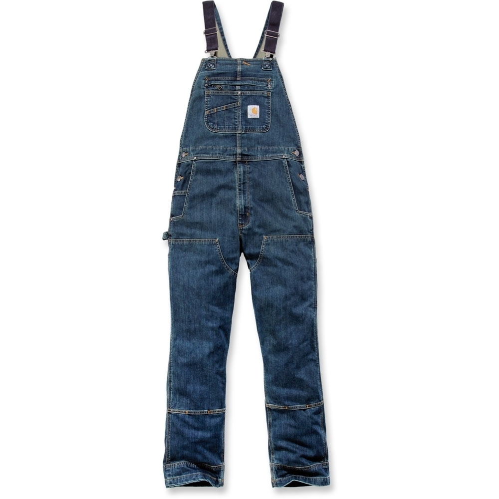 Carhartt men's denim bib overalls deals