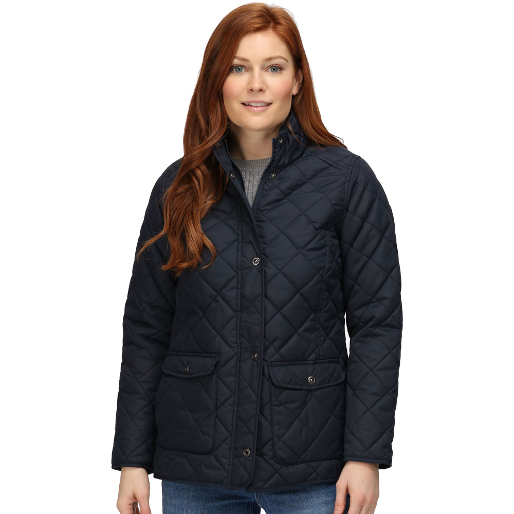 Regatta Ladies Tarah Quilted Jacket TRA442 Navy Brookes